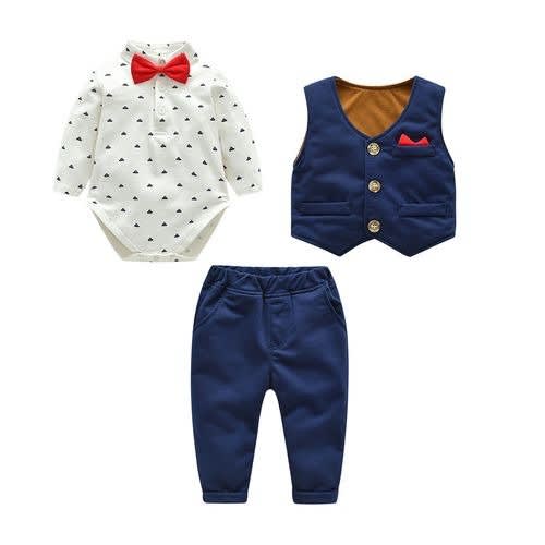 Boy Super Unique Birthday Clothing Set - Blue