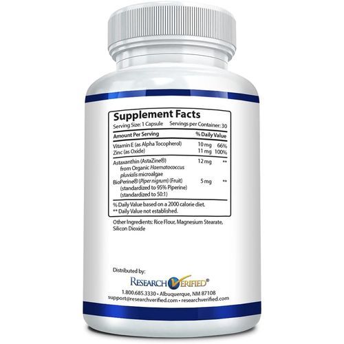 Astaxanthin 12 Mg 30 Capsules