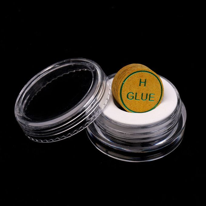 High Quality Artificial Pigskin Pool  Tips Yellow Yellow 13mm Hard