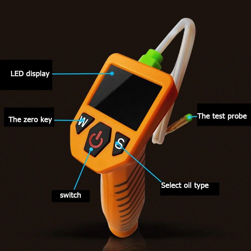 Oil Quality Detector Engine Oil Tester for Auto Check LED Display Gas Analyzer Dies Detector Analyzer Engine Car Testing Tools