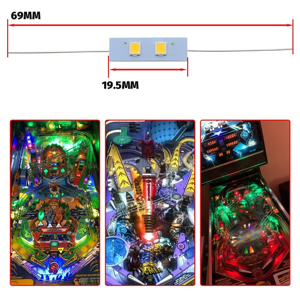 10x8V Led Axial VU Meter Lamp For ONKYO AKAI Cassette Player Pioneer Reel To Reel Tape Recorders