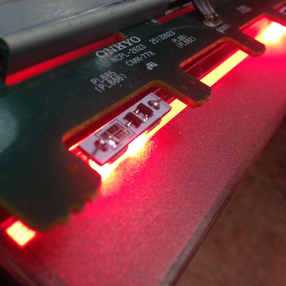 10x8V Led Axial VU Meter Lamp For ONKYO AKAI Cassette Player Pioneer Reel To Reel Tape Recorders