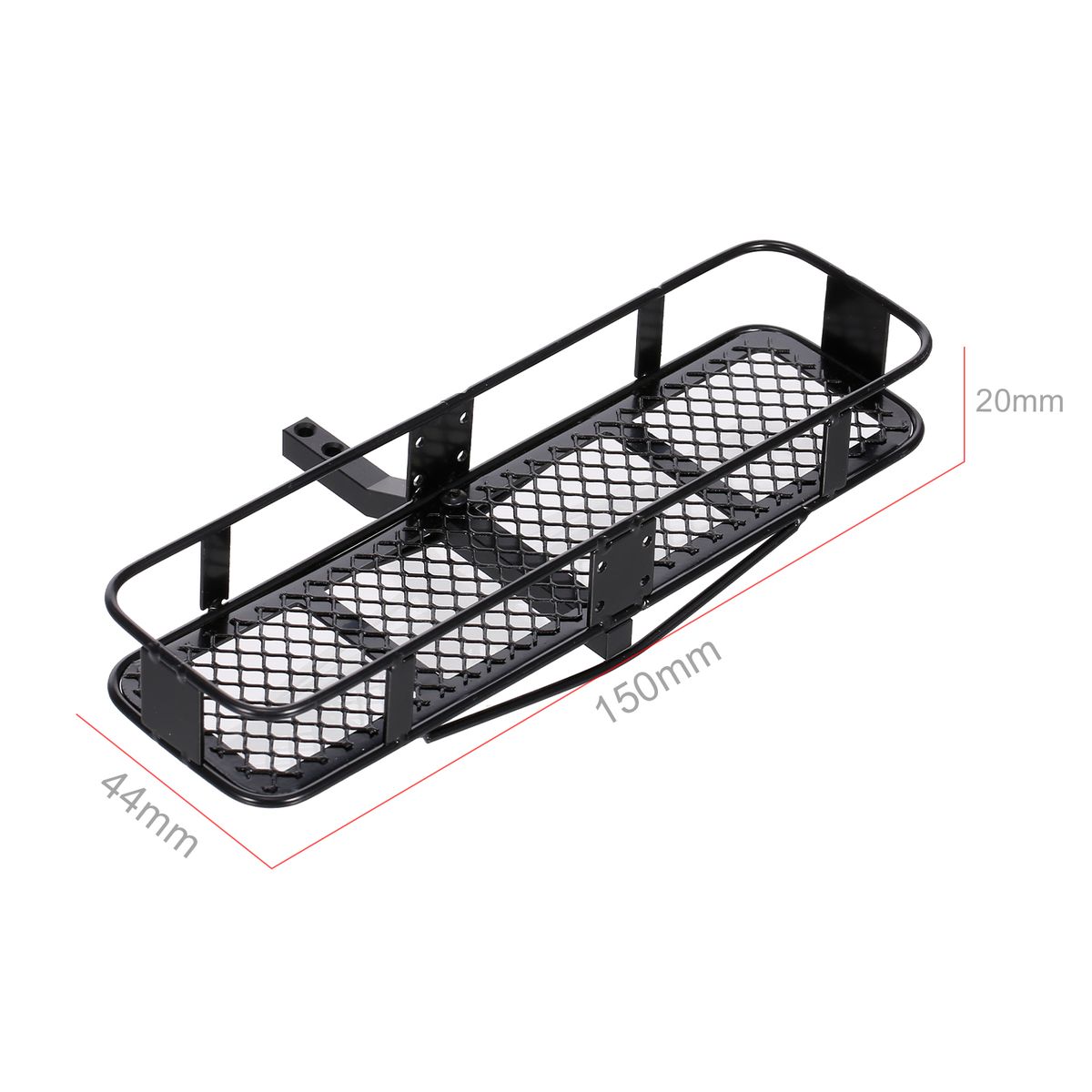 1/10 RC Car Back Hitch Cargo Carrier Luggage Basket Capacity