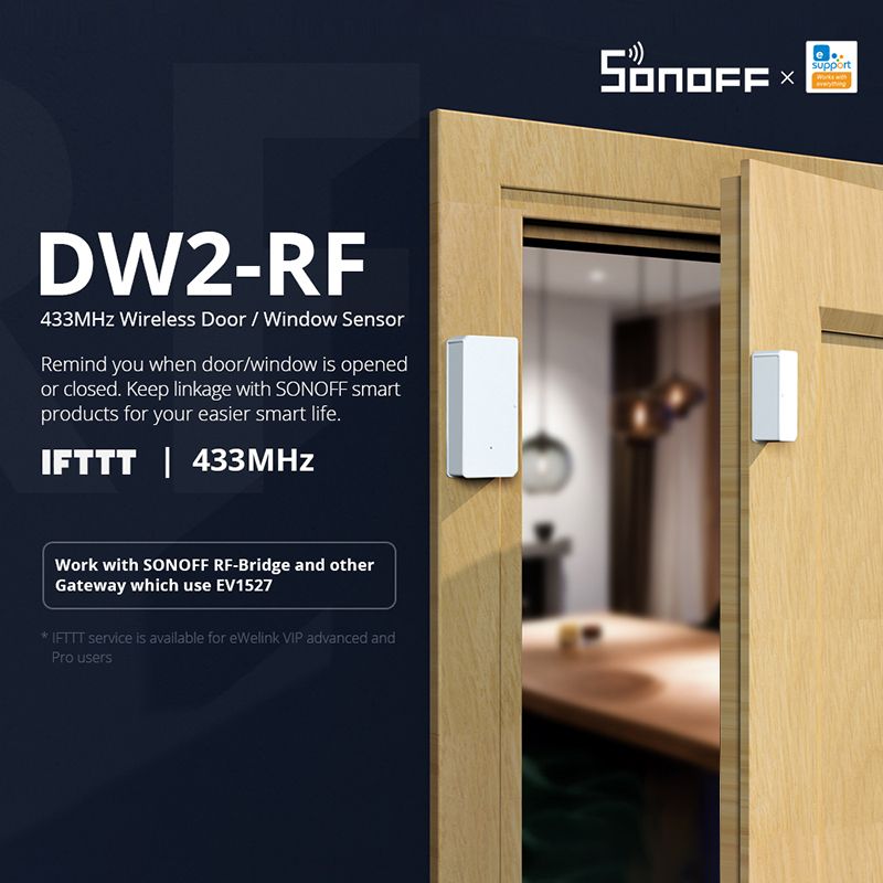 Detectors Smart Home Security Alarm Works With RF Bridge