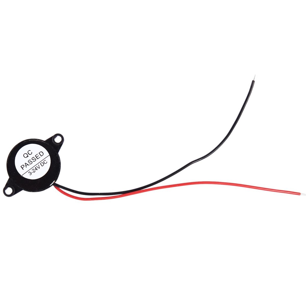 5 Pcs DC 3-24V 85dB Sound Electronic Buzzer Alarm Black 23