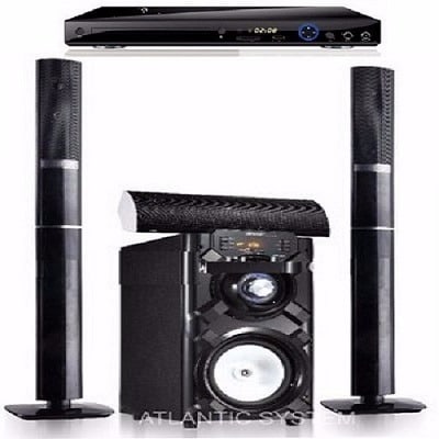 3.1ch Bluetooth Home Theatre System Jp-c1 + Powerful Dvd Player