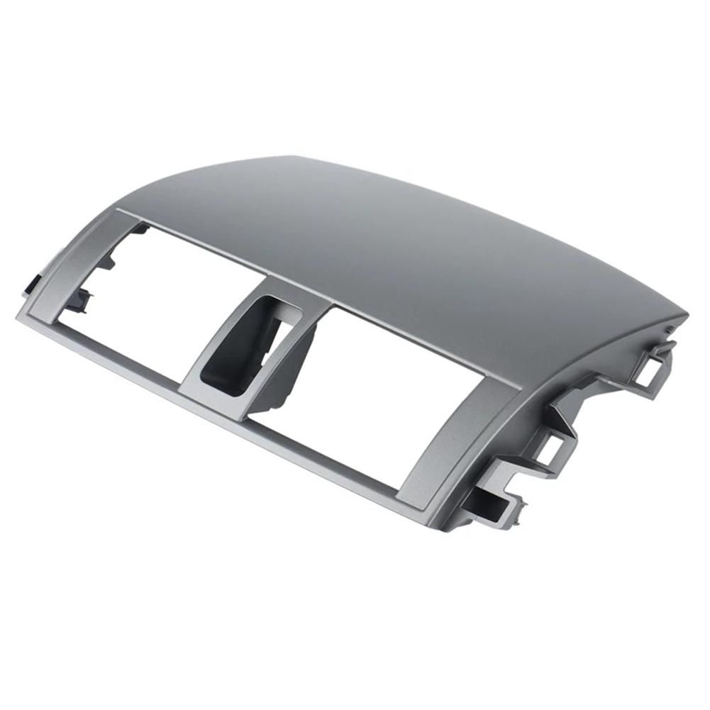 55670-02160 Car Dashboard Air Conditioning Outlet Panel Grille Cover for Toyota Corolla Altis 2007-2013 Silver Grey