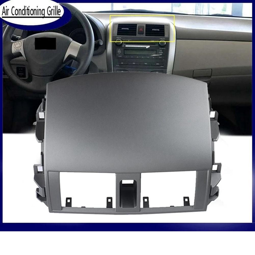 55670-02160 Car Dashboard Air Conditioning Outlet Panel Grille Cover for Toyota Corolla Altis 2007-2013 Silver Grey