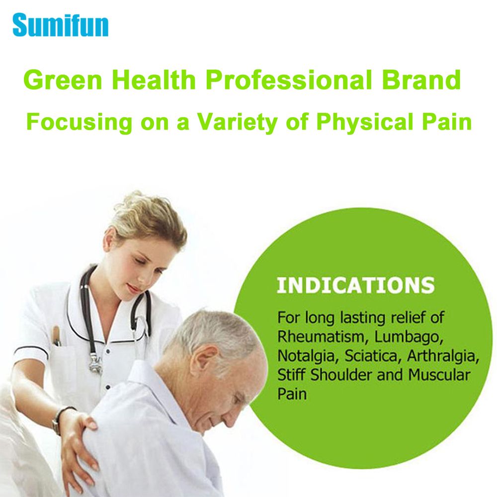 Massager Body Medicine Plaster Chinese Muscle Tens Sumifun Care Health Patch K00606 Back Pain 48Pcs/6Bags Joints Neck