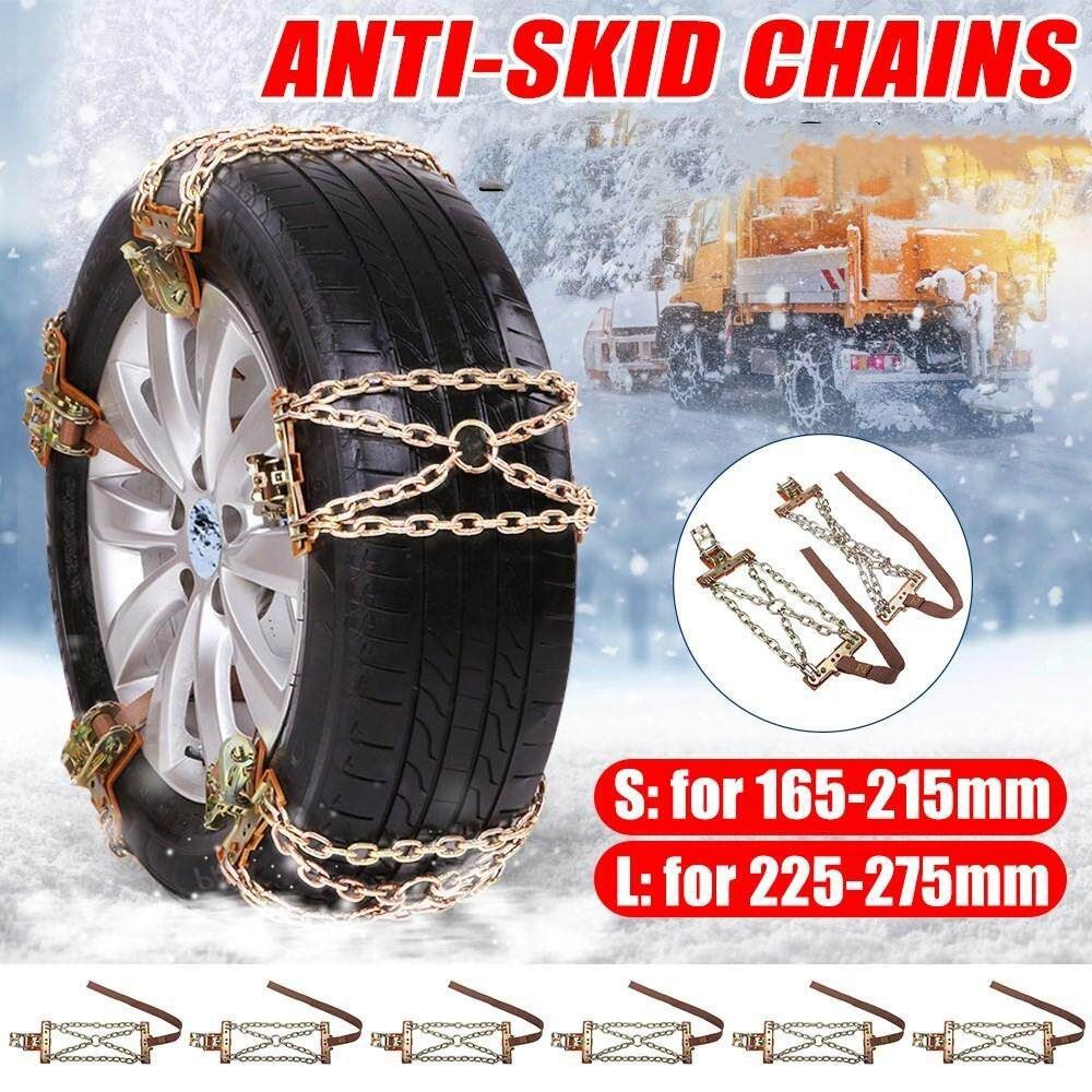 1Pc S/L Anti-skids Chain Wear-resistant Steel Car Truck Off-Road Snow Size L