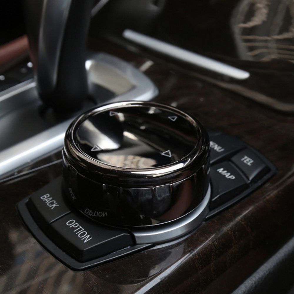 Multi-Media Knob Trim Cover Central Control Switch Button