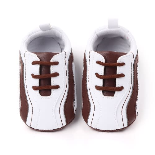 Baby Boys Casual Shoes - White & Brown