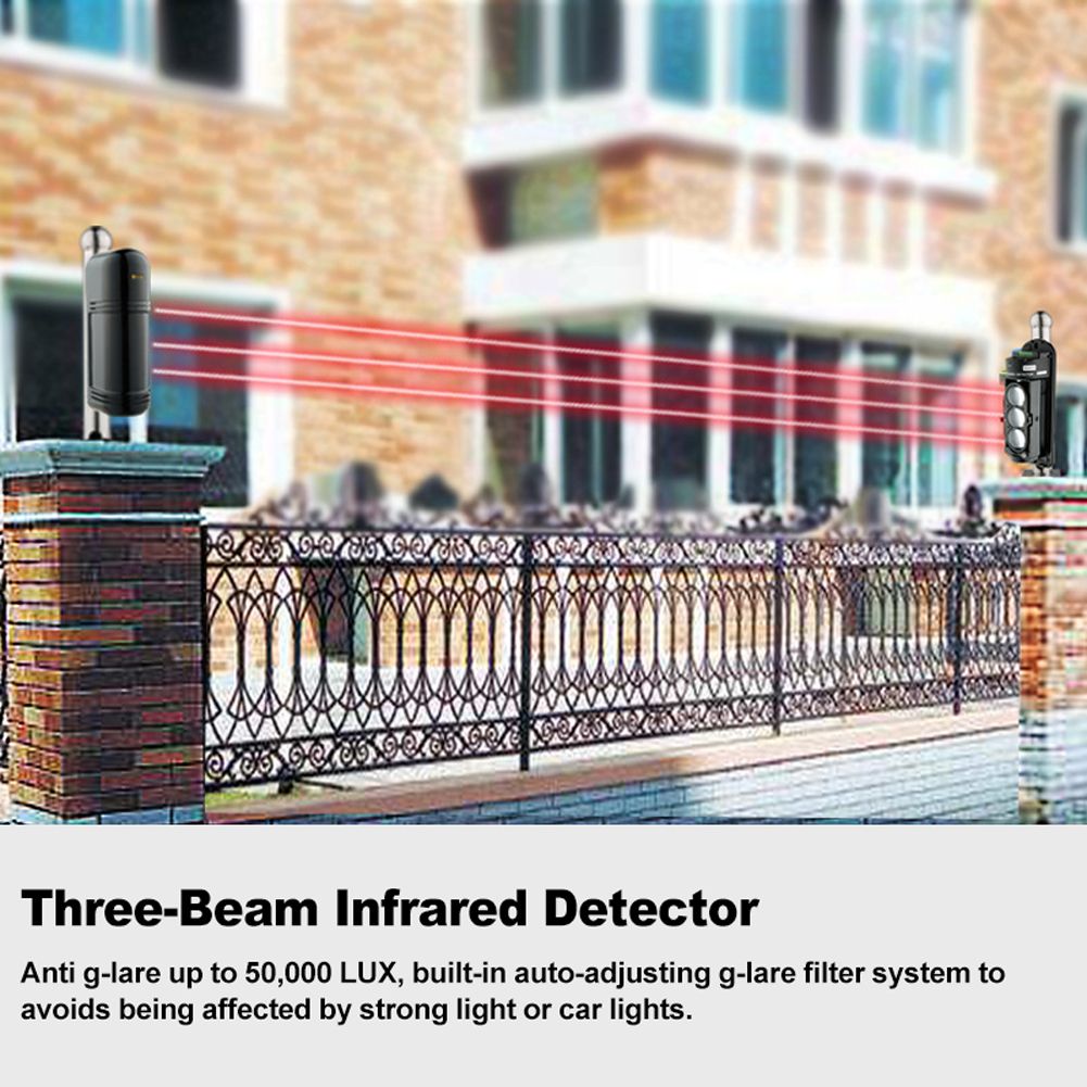 ABE-200 Three-Beam Infrared Detector Home Safety Protective