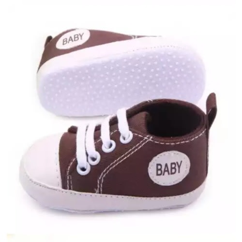 Baby Soft Soles Sneakers - Brown