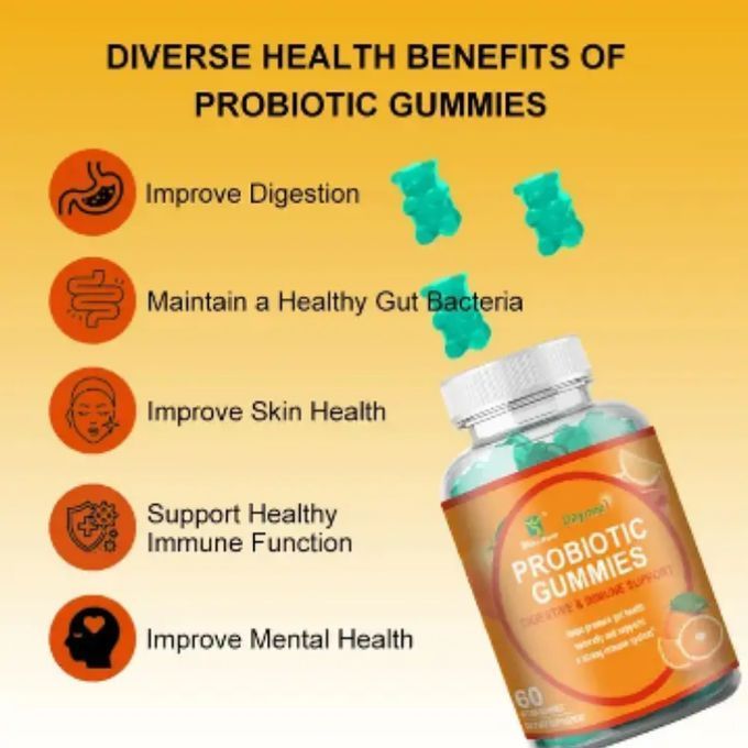 Probiotics Gummies Digestive, Immunity & Vaginal Supplement