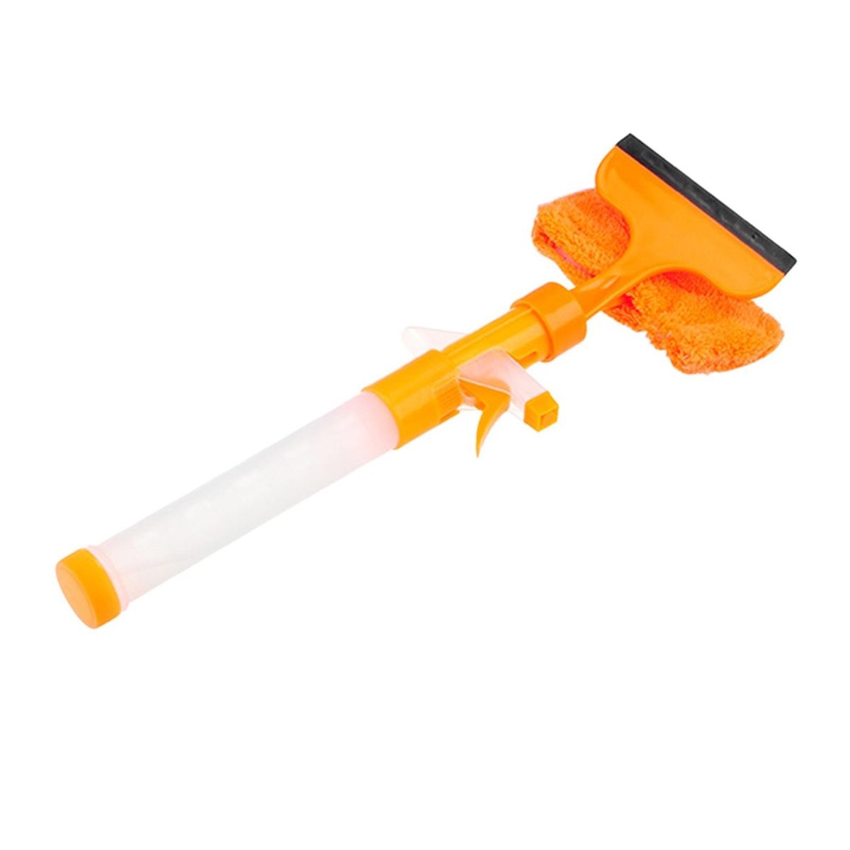 Window Squeegee Multi-Purpose Window Scrubber Double Sided Shower Squeegee with Water Spray Function for Shower Doors Bathroom Window and Car Windshield Glass