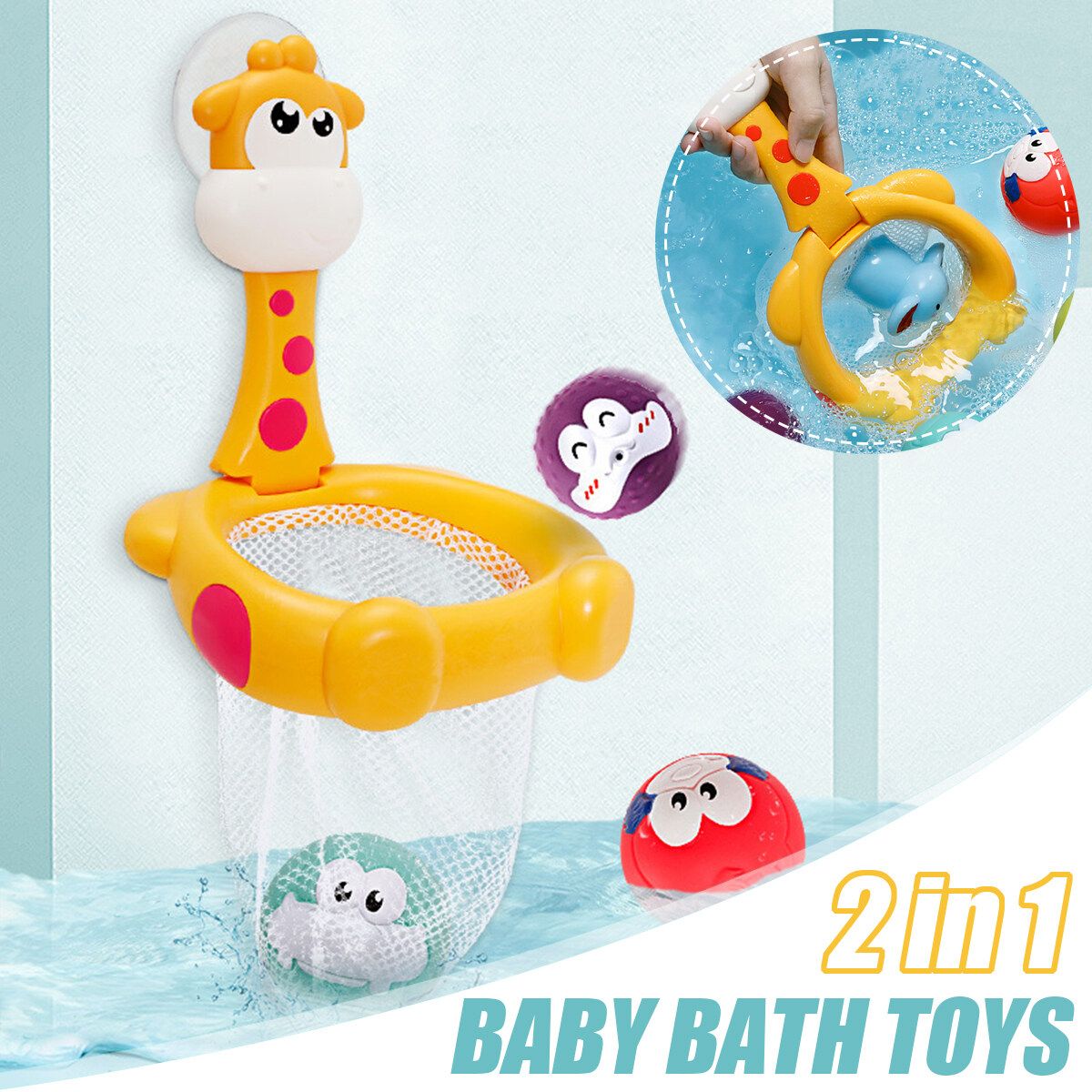 Bath Toys For 1-5 Year Old Boy Girls Gifts Swim Pool Bath Toys For Toddler 1-3 Bathtub Toys For Baby Boy Birthday Gifts For 1-4 Year Old Boys Girls, 5pcs Set