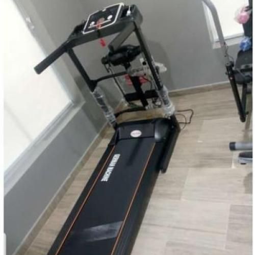 Treadmill 2HP With Massager Dumbbell And Twister 100kg User Weight (LAGOS DELIVERY)