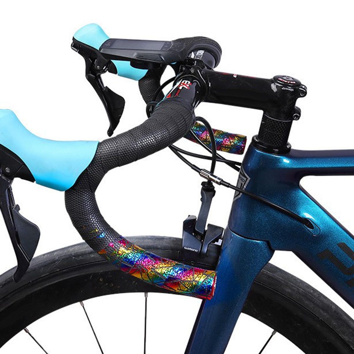 2Pcs Handlebar Wrap Durable Cool Handlebar Wrap Multicolor