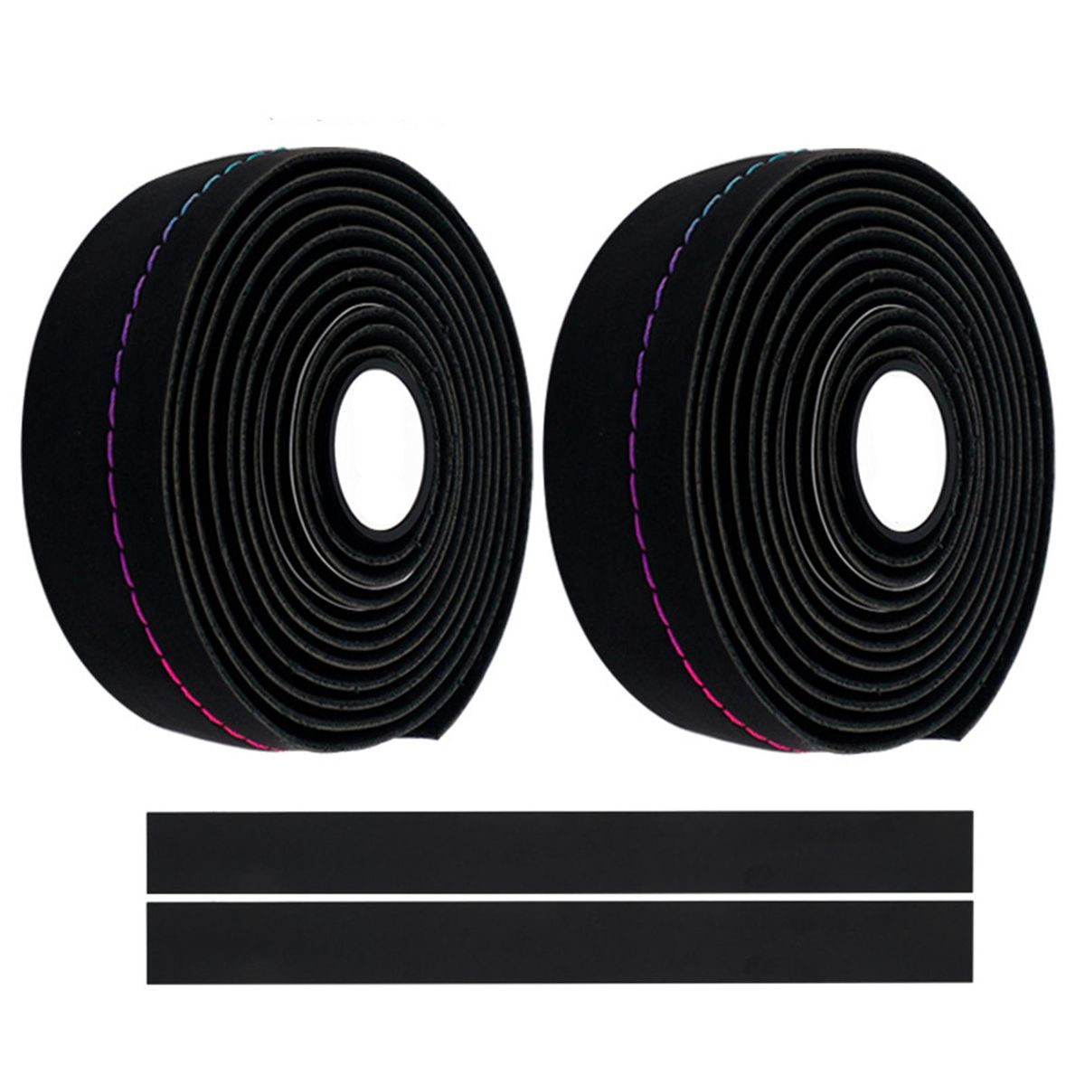 2Pcs Handlebar Strap Lightweight Handle Bar Wrap Tape Multicolor