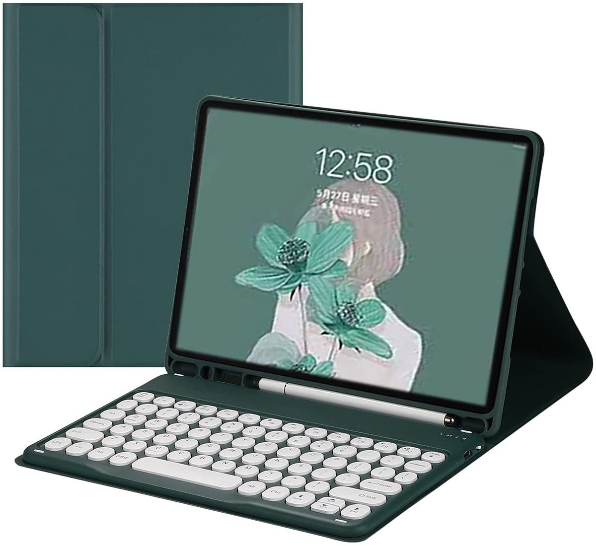 For Samsung S6 Lite 10.4 P610/P615 Tablet Bluetooth Keyboard