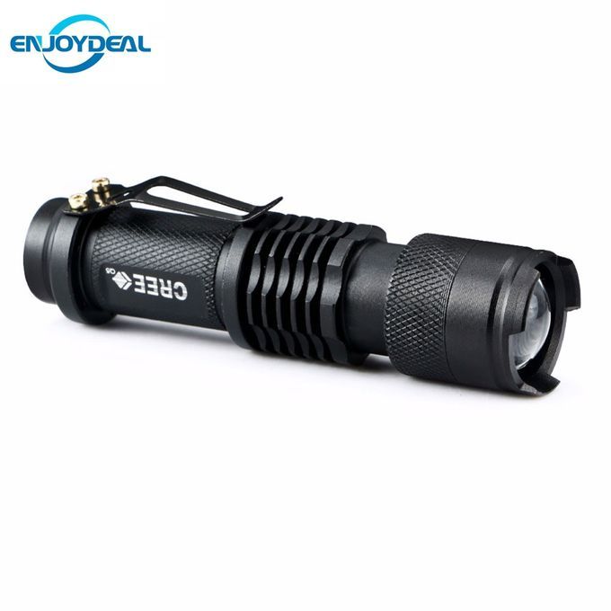 New Mini Flashlight 2000 Lumens CREE Q5 LED Torch AA/14500 Adjustable Zoom Focus Torch Lamp Penlight Waterproof For Outdoor
