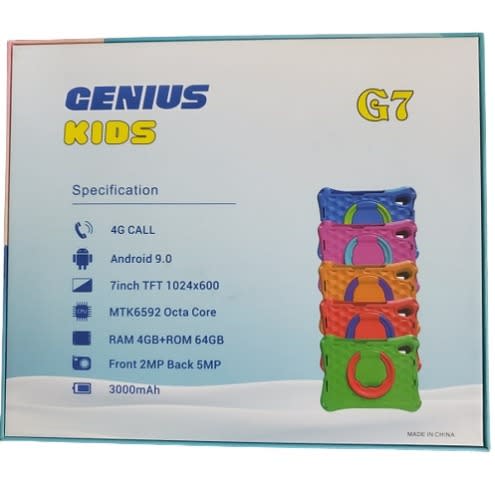 G7 Tablet -7" - 4GB RAM - 64GB ROM - Single Sim + Blue Free Pouch