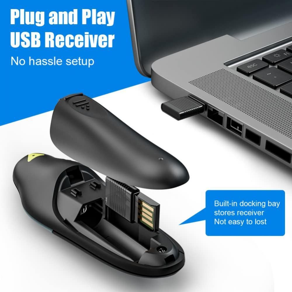 Usb Powerpoint Remote Clicker 2.4ghz Rf Presenter Pen Projection Remote Control Page Turning Control Flip Ppt Wireless Teaching