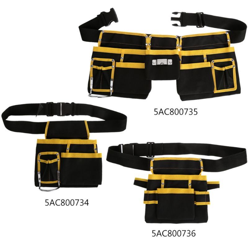 Multi-functional Electrician Tool Bag Waist Pouch Belt