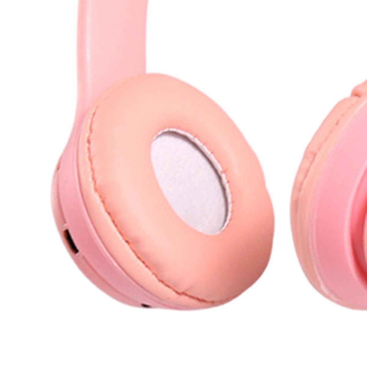 Cat Ears Wireless Headset Stereo Noise Cancellation For Game Pink