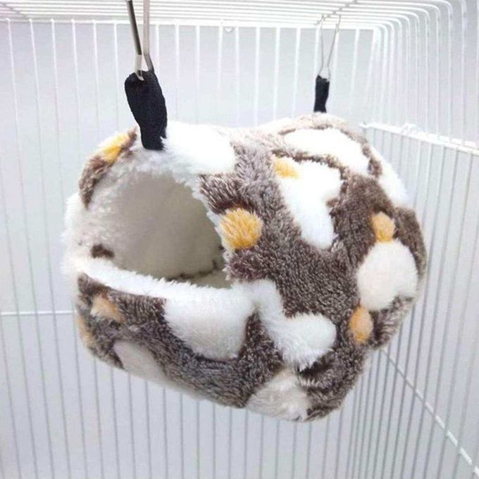 Velvet Pet Hammock Hamster Rat Bird Parrot Ferret Coffee 17x15cm