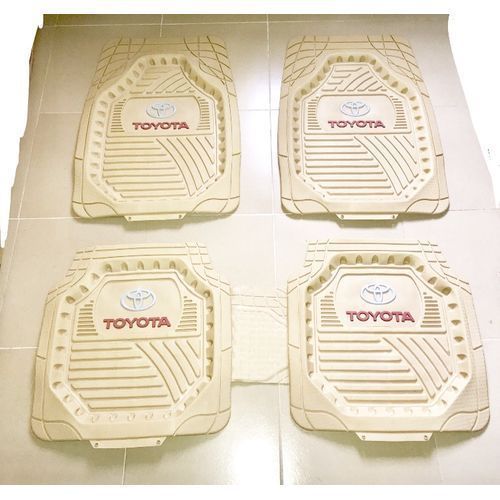 Cream 5pieces Toyota Foot Mat