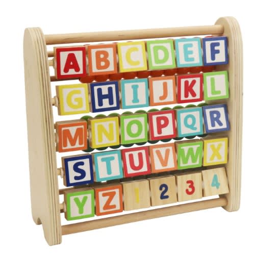 Alphabet Abacus - Tan Combo