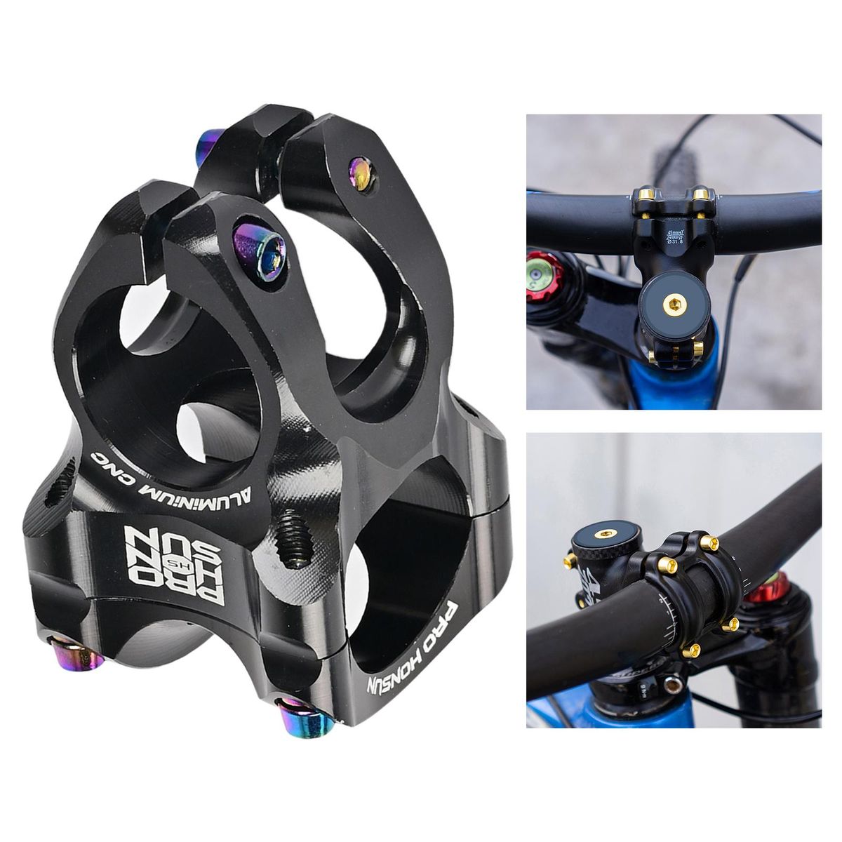 3 Pcs  Aluminium Alloy  Mountain Bike Handlebar