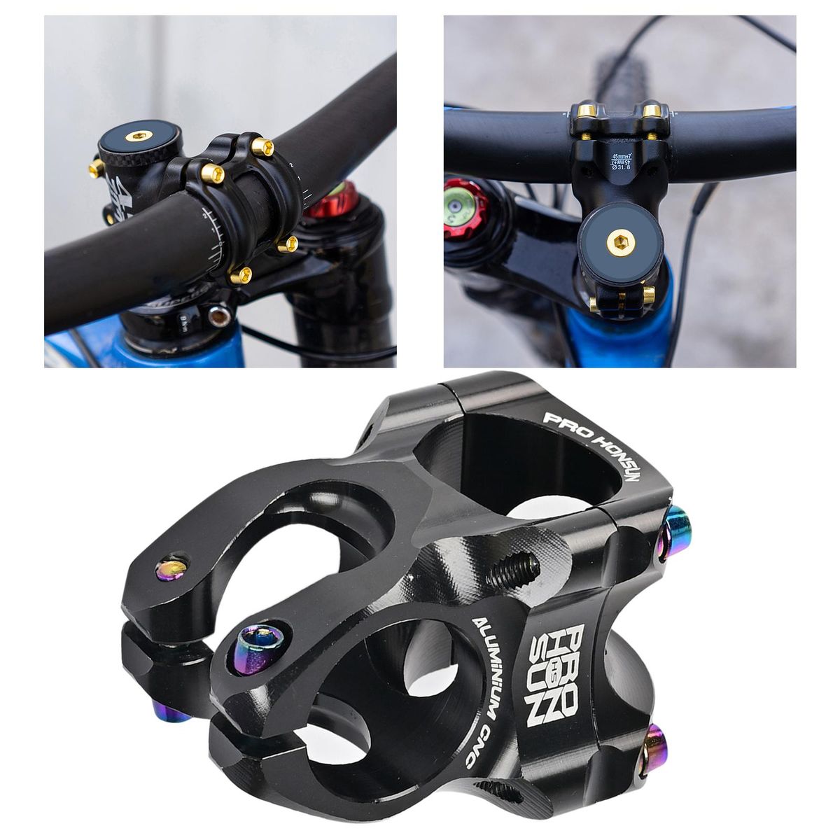 3 Pcs  Aluminium Alloy  Mountain Bike Handlebar