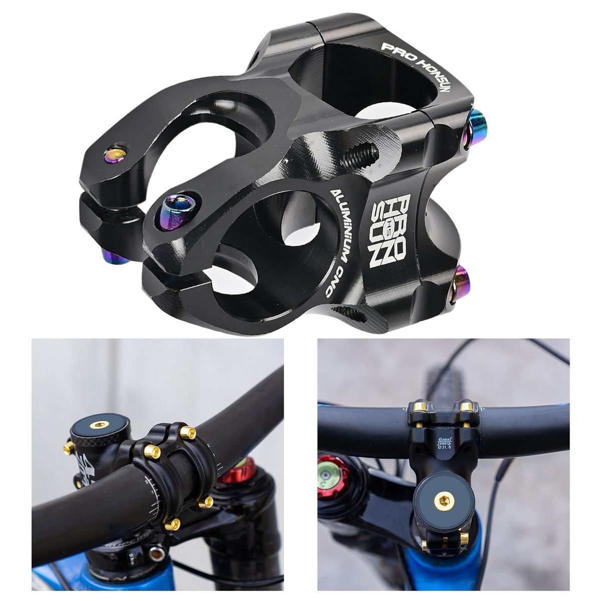 3 Pcs  Aluminium Alloy  Mountain Bike Handlebar