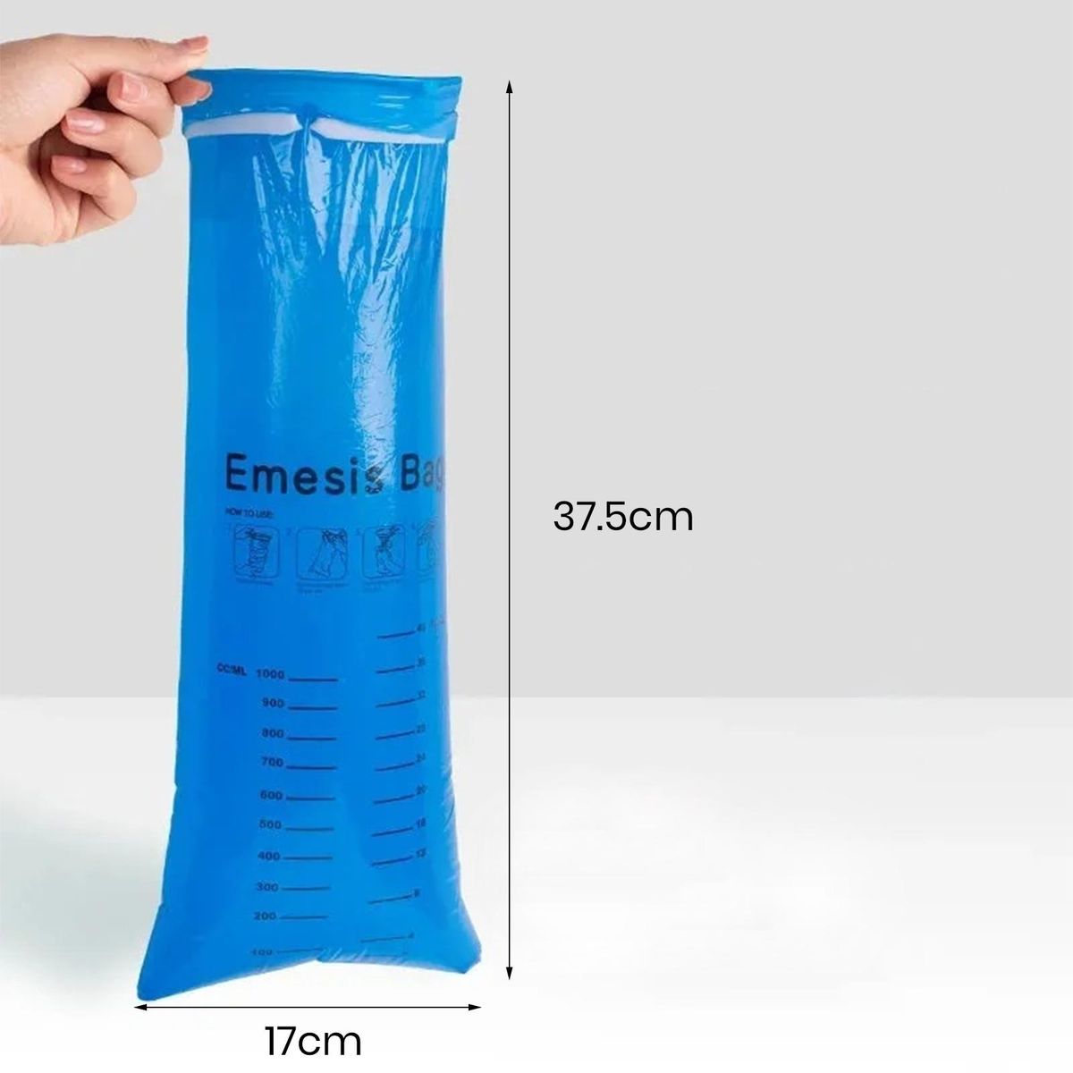 24Pcs Vomit Bags Emesis Bags Disposable Car Sickness Vomit Bags