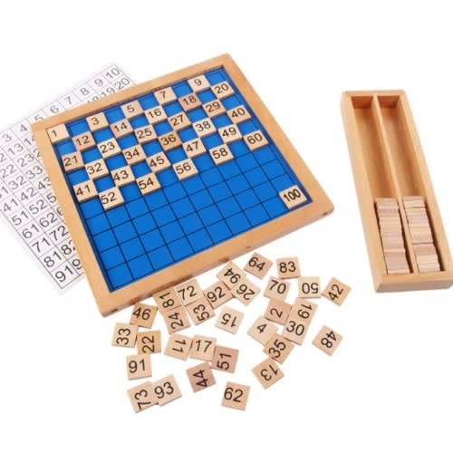 Kids Wooden Montessori Digital Board