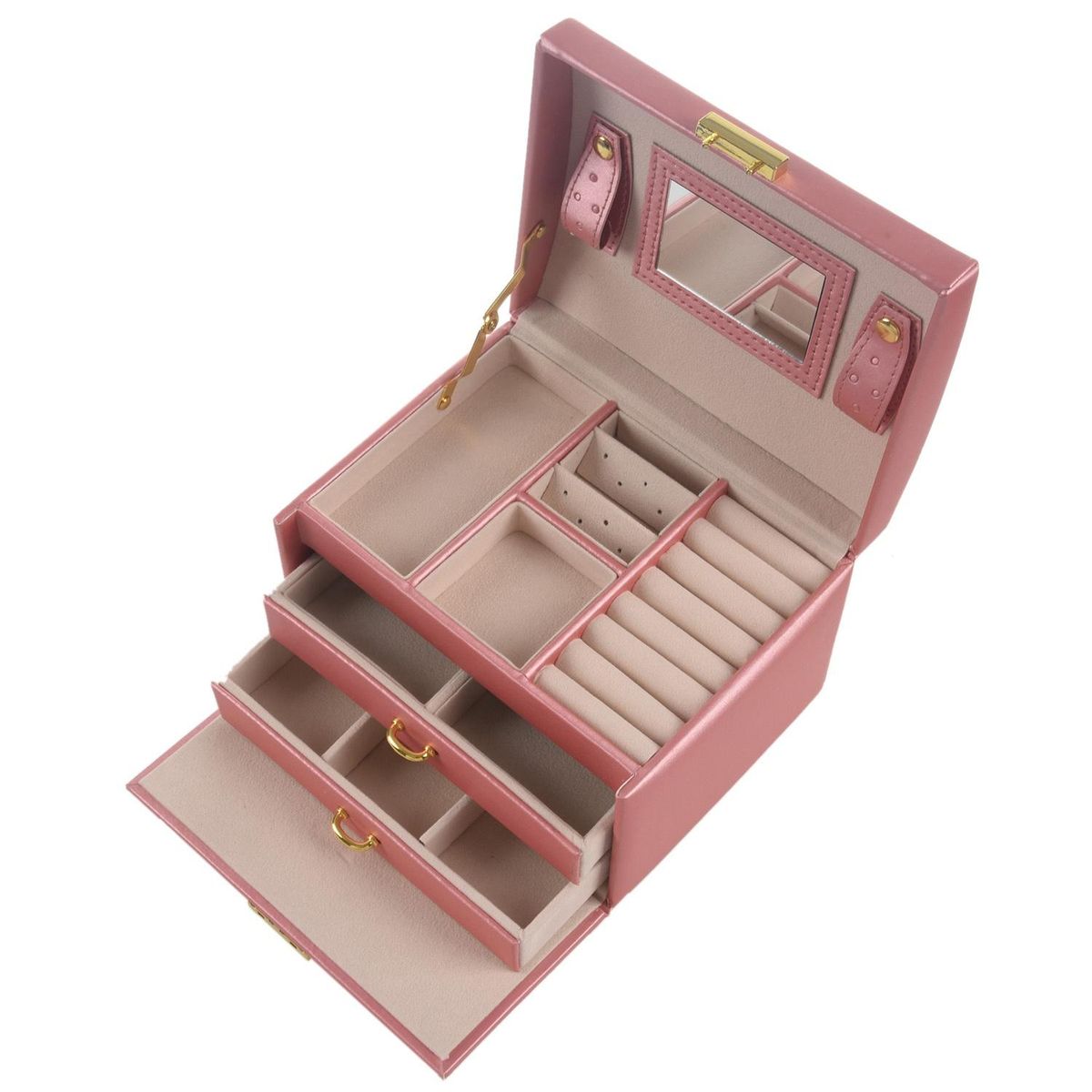 Jewelry Box Jewelry Exquisite Cosmetic Case Storage Box Cont