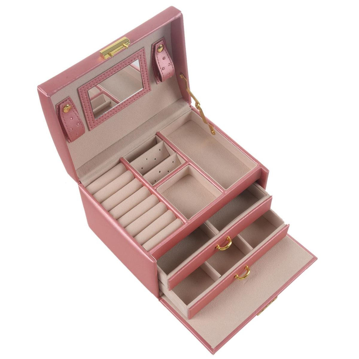 Jewelry Box Jewelry Exquisite Cosmetic Case Storage Box Cont