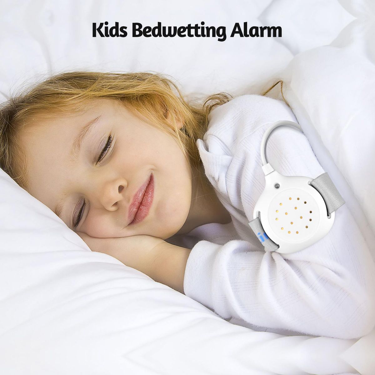 Bedwetting Alarm Pee Alarm Enuresis Sensors for Boys Grils Kids Potty Training Elder Care with Sound Vibration LED Light Indicator Reminding