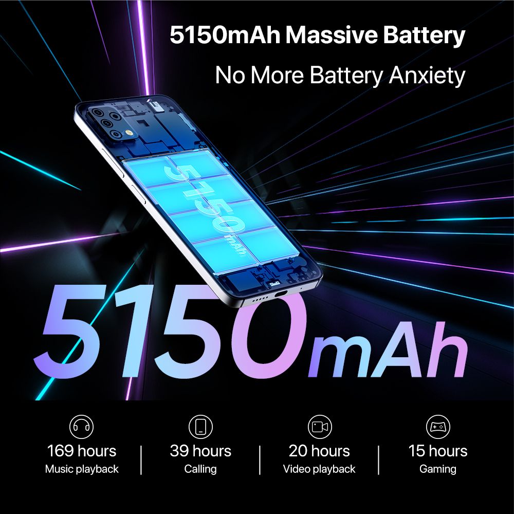 A11S 6.53" 4GB RAM/64GB ROM  Android 11 -Mist Blue