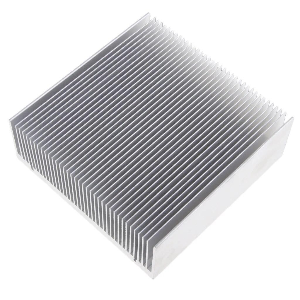 125*125*45mm Cooling Fin, Aluminum Heat Sink Radiator for CPU RAM 100W IC LED Power Amplifer ect.