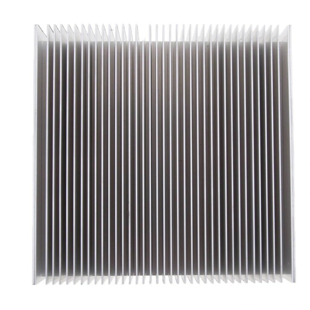 125*125*45mm Cooling Fin, Aluminum Heat Sink Radiator for CPU RAM 100W IC LED Power Amplifer ect.
