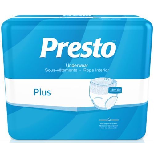 Presto Plus Quality Underwear Adult Pampers - Medium_ 20pcs