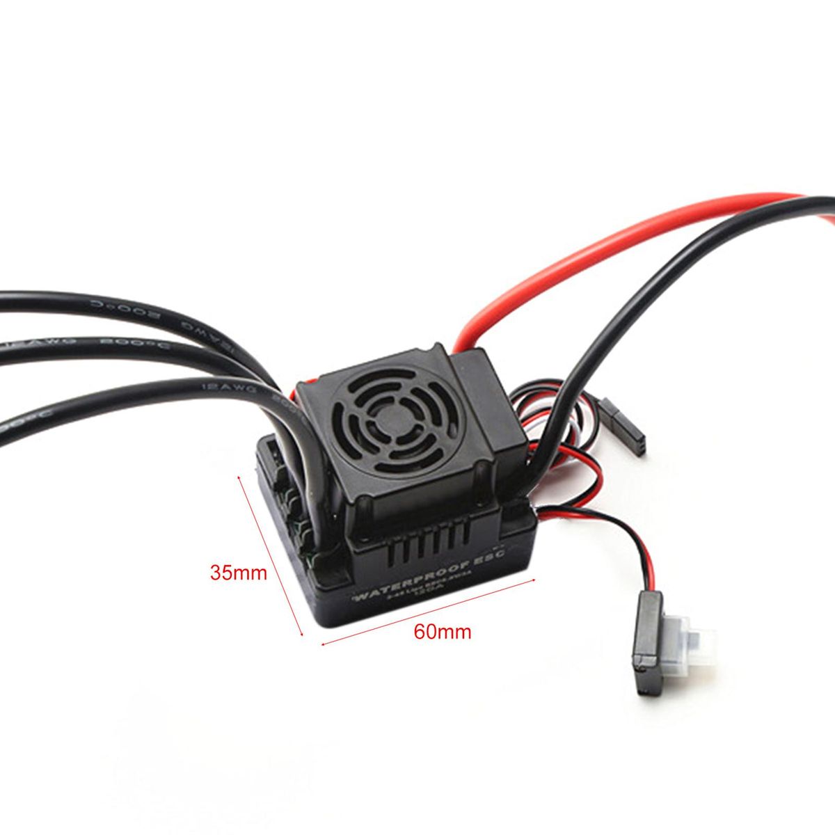 120A Brushless ESC Electronic Speed Controller T Plug 5.8V 3A BEC for 1/8 RC Car
