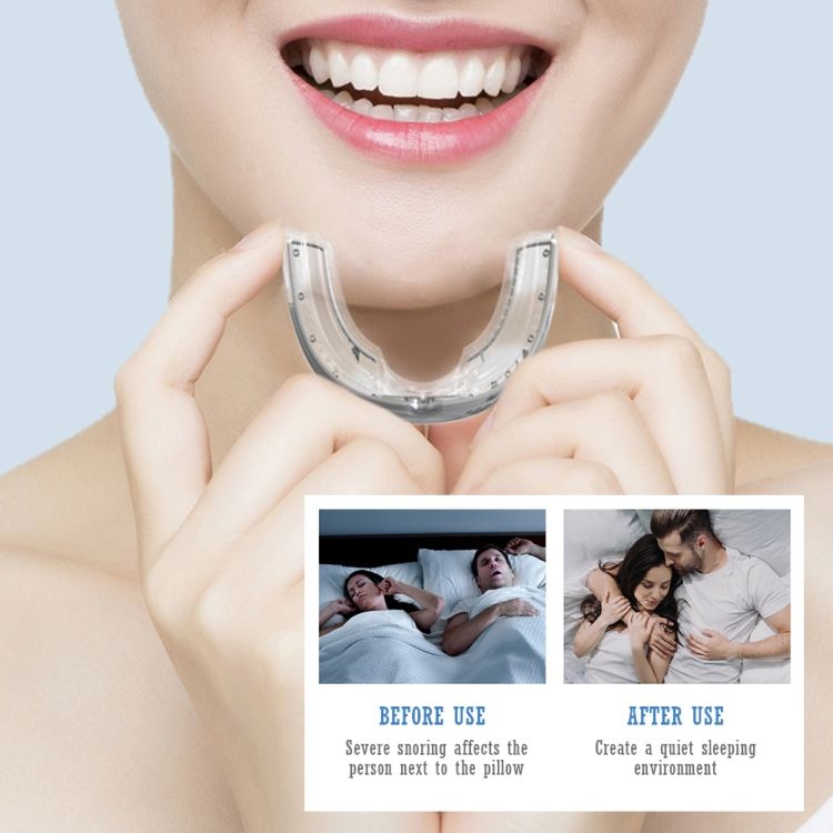 Sleeping Anti Snoring Mouth Guard Braces Black