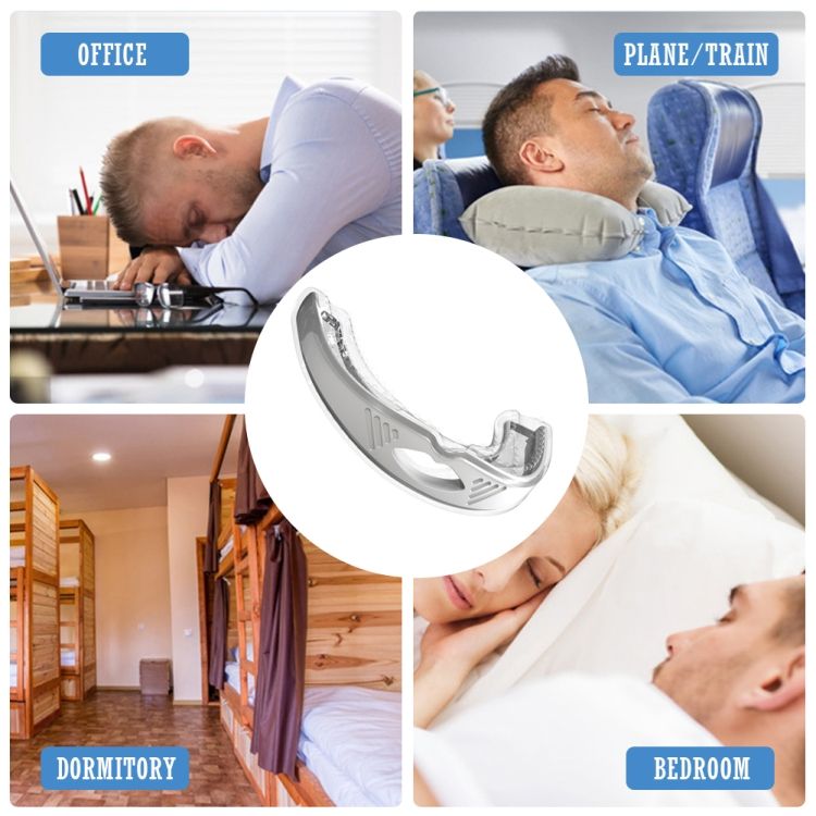 Sleeping Anti Snoring Mouth Guard Braces Black