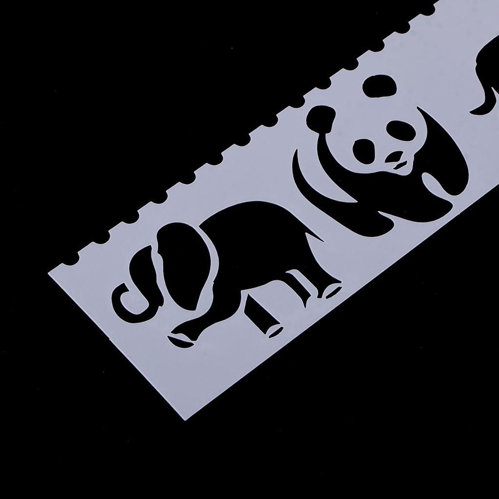 8pcs Painting Stencil Template  Embossing Stamping Animal
