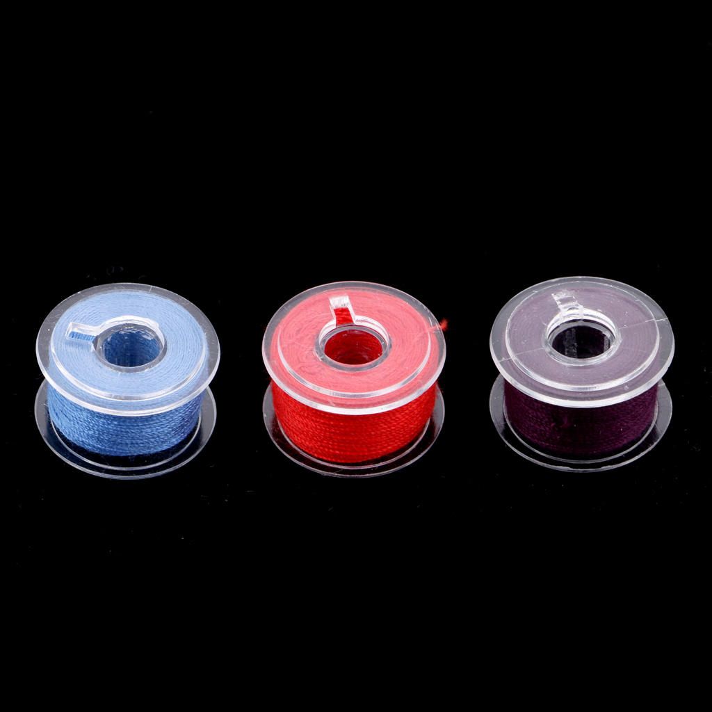 20Pcs Plastic Sewing Machine Bobbins Threads Spools For Clothing